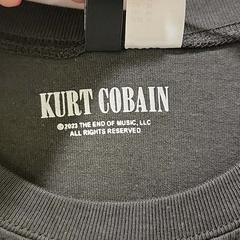 Kurt Cobain Tshirt Black Size Medium NWT - Picture 3 of 7